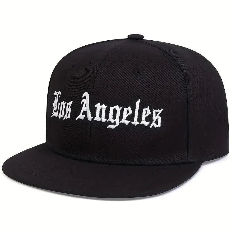 Los Angeles Basketball Cap - Cotton Hip-Hop Snapback Hat for Outdoor & Casual Wear