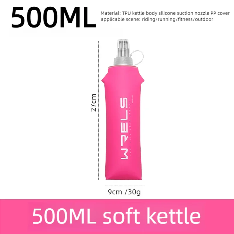 150ml Collapsible Sports Water Bottle - BPA Free Soft Flask for Running & Cycling