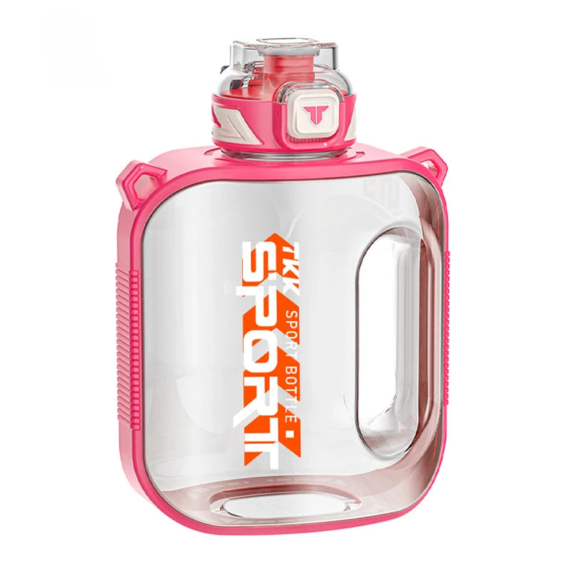 Premium TRITAN Water Bottle 2L - Large Gym Fitness Jug