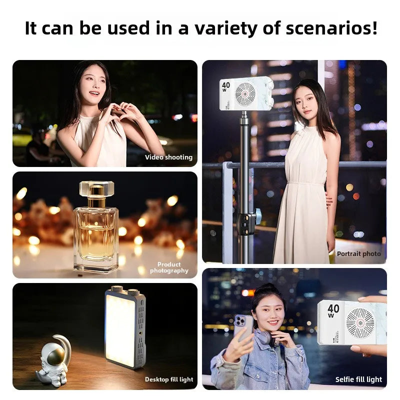 Portable LED Video Light – Rechargeable Fill Light