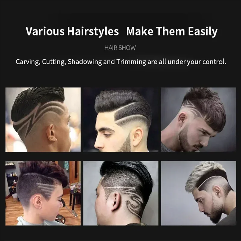 ⚡ 50% OFF Limited Time! T9 Electric Hair Trimmer - Professional USB Rechargeable Clipper for Men