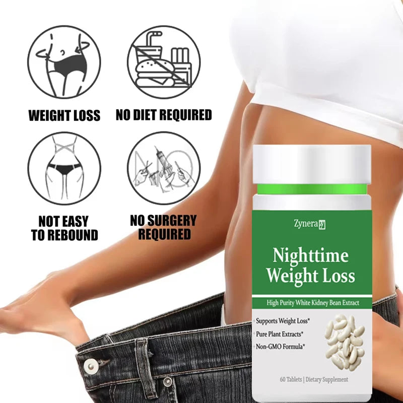 White Kidney Bean Extract - Natural Carb Blocker & Fat Burner for Weight Loss