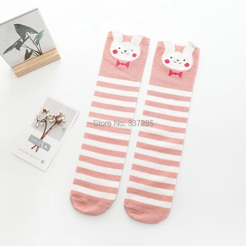 Cute Cartoon Kids Socks Animal Pattern Crew