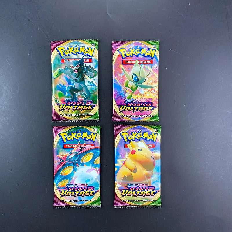 Pokemon Cards Scarlet & Violet – 40 Pcs GX VMAX EX Mega Energy Trading Card Set