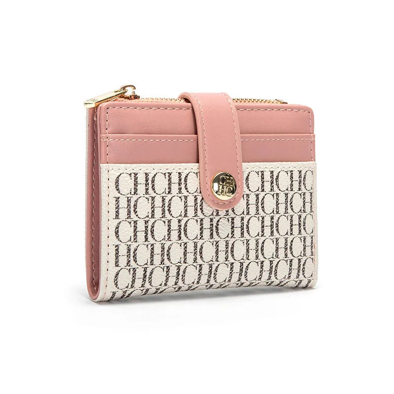 Luxury Folding Wallet – Button Card Case