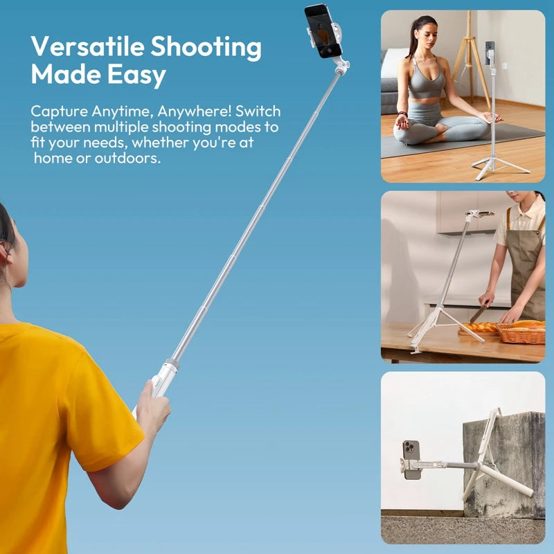 Overhead Selfie Stick Tripod – Phone Vlogging Stand