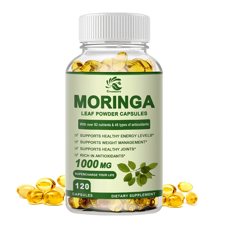 Moringa Extract Capsules - Superfood for Weight Loss, Metabolism & Wellness Support
