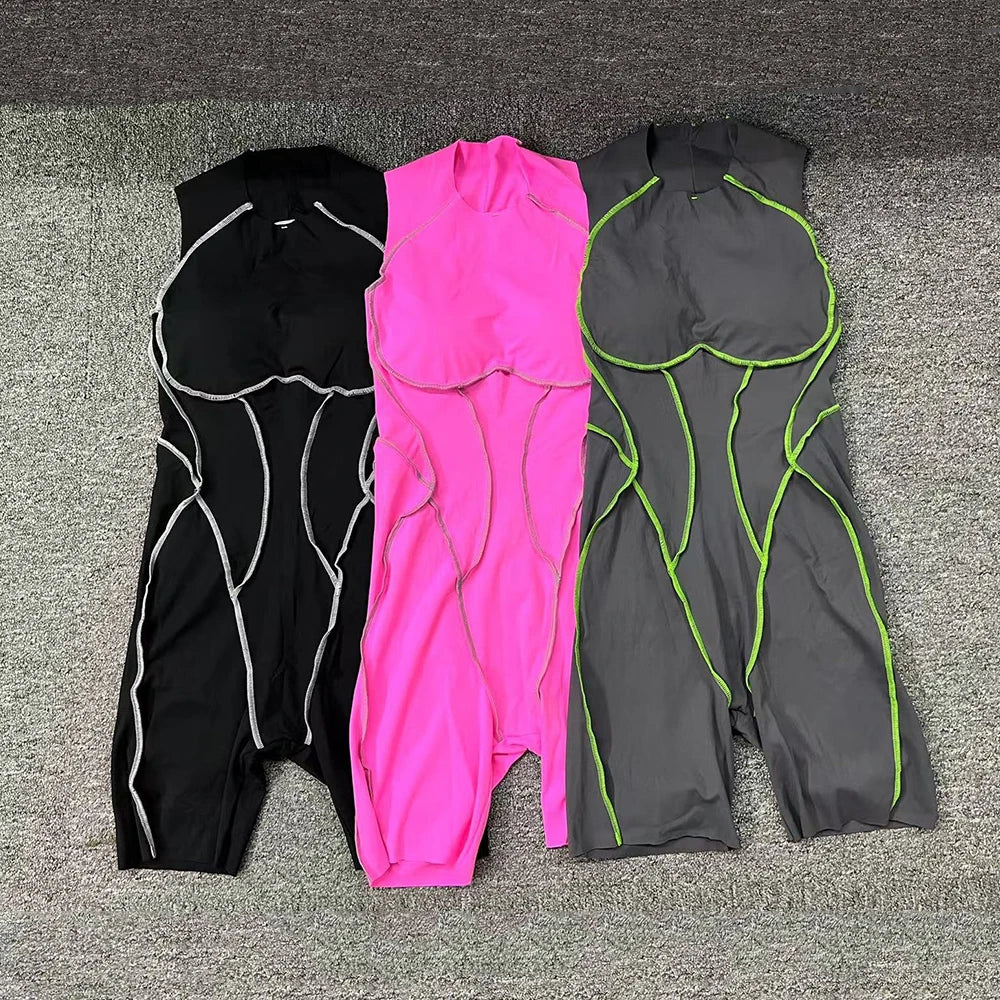 Women's Athletic Jumpsuit - One-Piece Yoga & Fitness Bodysuit for Workout & Gym