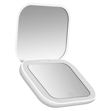 Portable LED Makeup Mirror – Foldable, Dual-Sided Travel Mirror