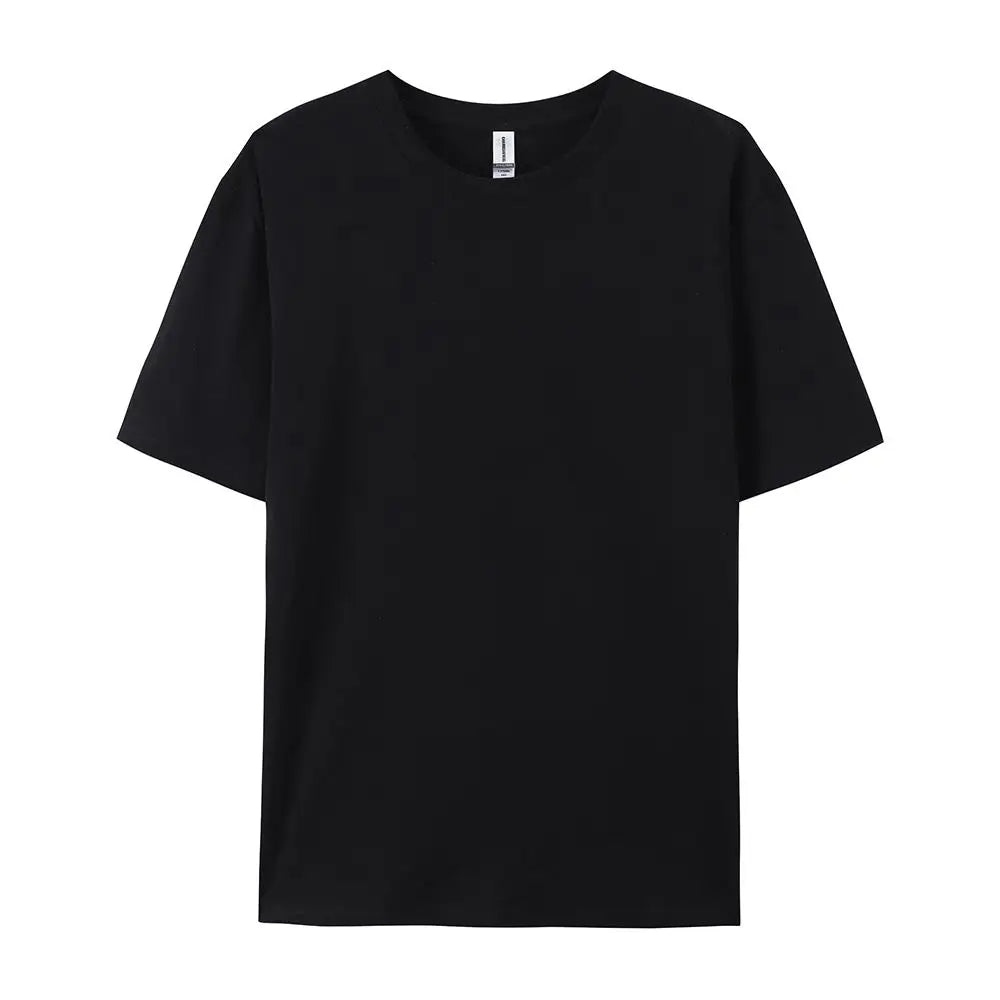 Solid Cotton T-Shirt Men & Women Casual Top
