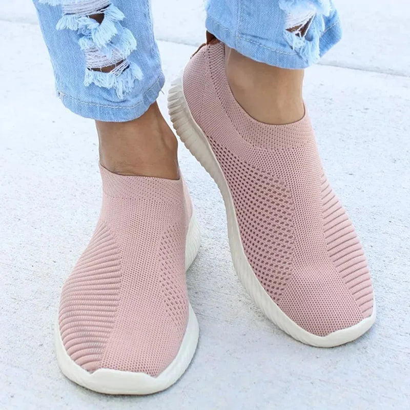 Women’s Slip-On Sneakers – Comfortable Casual Sports Shoes