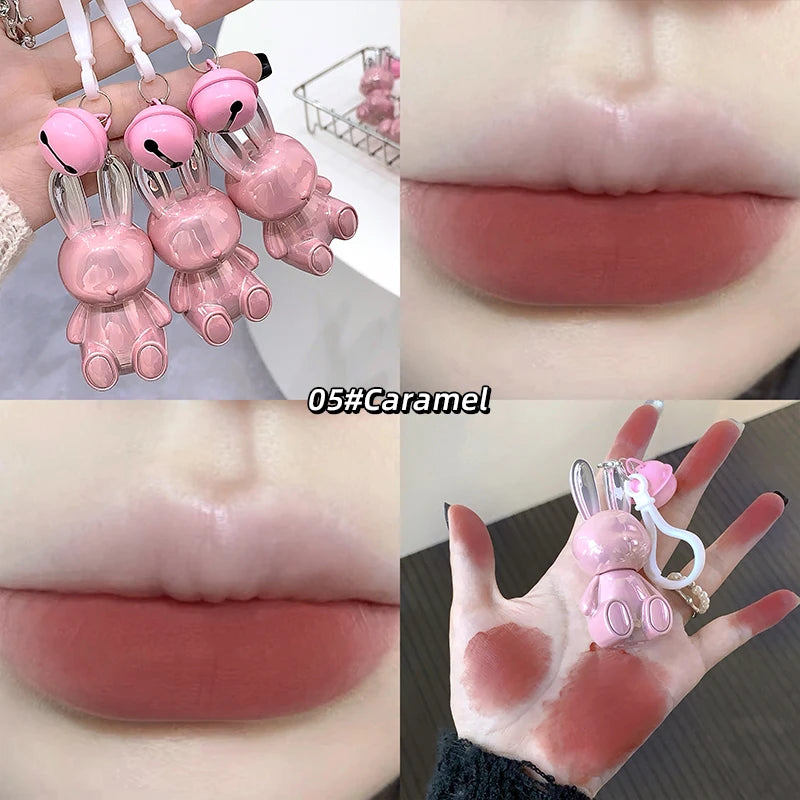 Gege Bear Pink Rabbit Velvet Matte Lip Cream