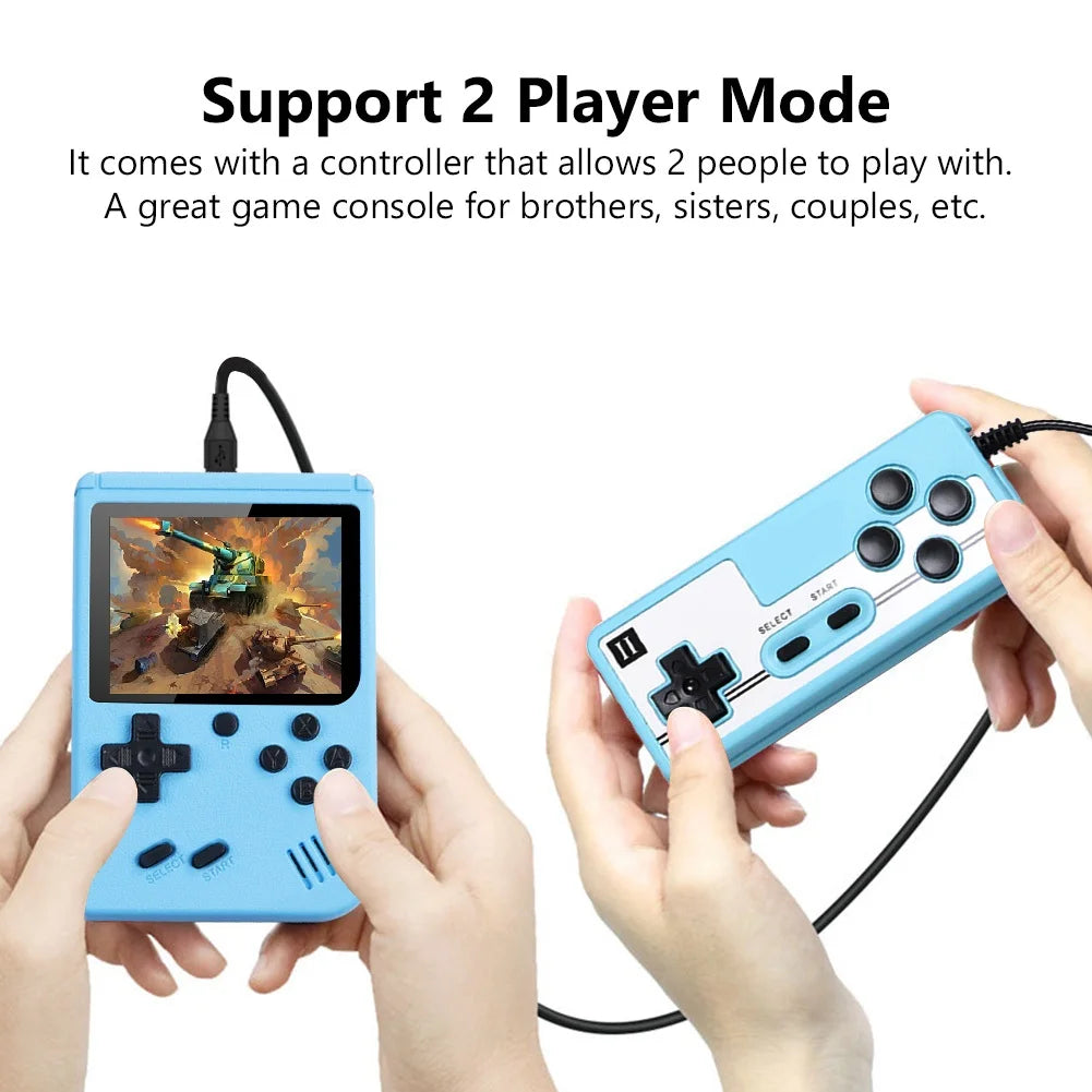 Portable Mini Game Console - 3.0" LCD Handheld with 400 Classic Retro Games