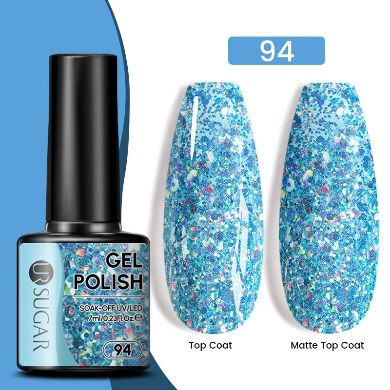 Dark Red Gel Nail Polish – Soak-Off LED/UV Gel Varnish for Salon & Home Use