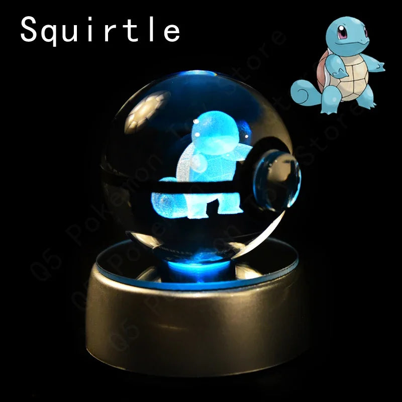 Pokemon Crystal Ball LED Night Light – Anime Lamp