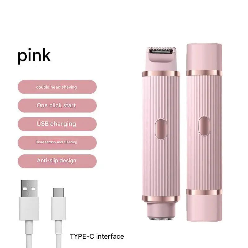 2-in-1 Rechargeable Electric Hair Trimmer & Shaver for Men & Women
