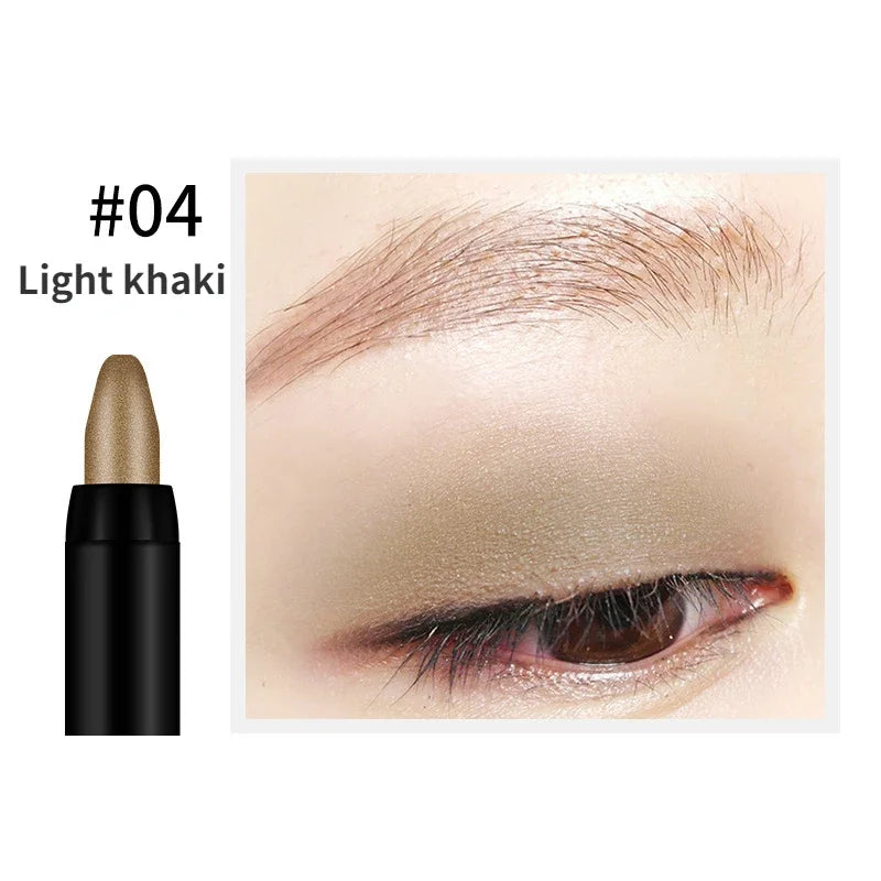 Bling Eye Shadow Pen - 16 Colors Glitter Eyeshadow Stick, Pearlescent Shimmer Pencil