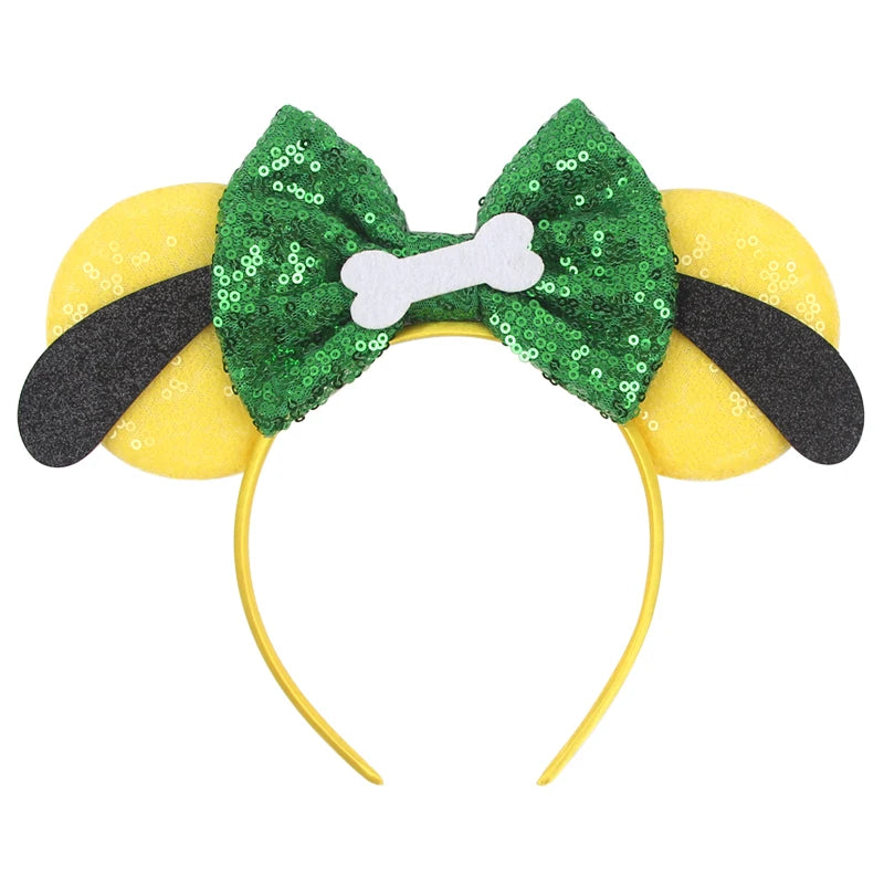 Disney Colorful Sequins Bow Headband – Rainbow Hair Accessory for Girls & Disney Fans