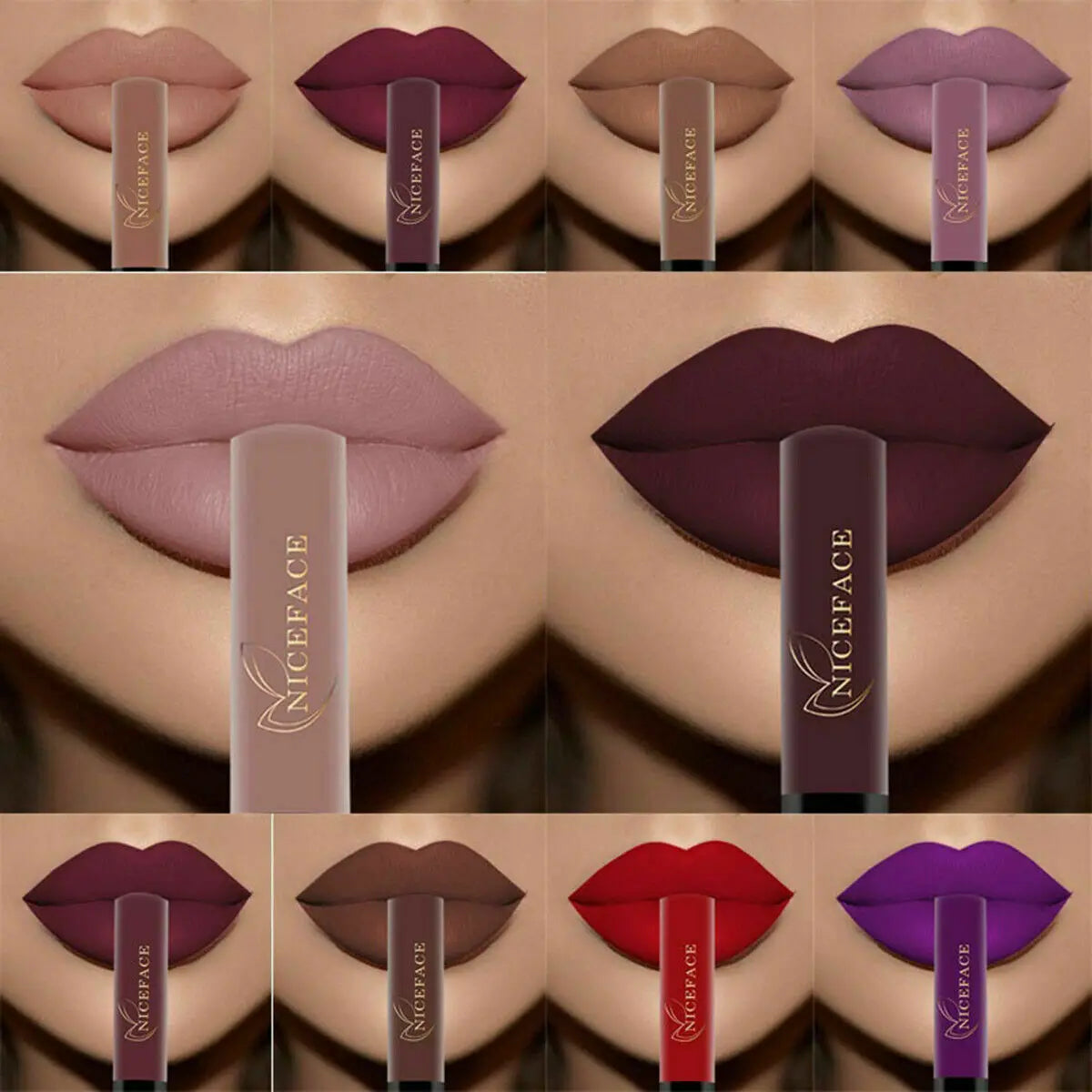 Waterproof Matte Liquid Lipstick - 25 Colors, Long-Lasting Lip Gloss