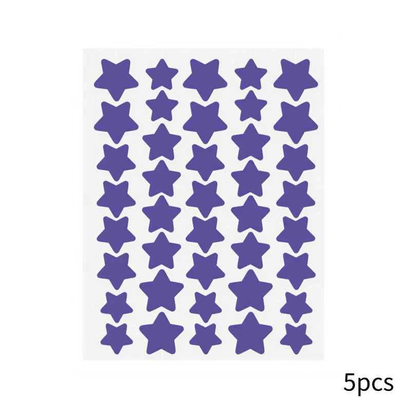 200-Piece Colorful Acne Patches - Waterproof Hydrocolloid Pimple Stickers