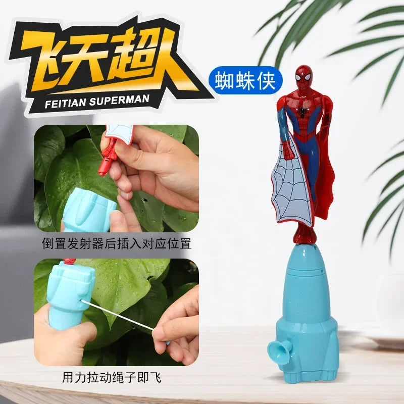 Flying Superhero Toy – Spiderman Iron Man