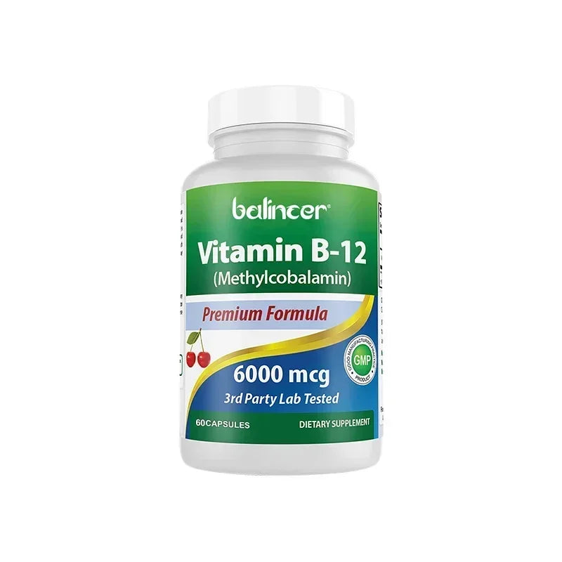 Vitamin B12 Supplement – Energy, Brain & Nervous System Support