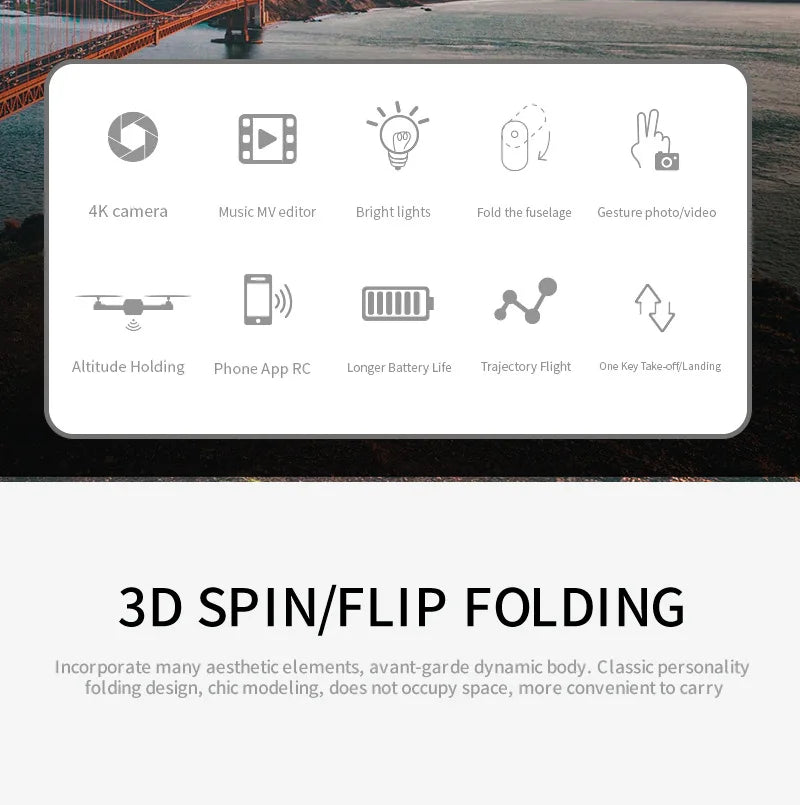 E88 Plus GPS Drone with 8K Dual Camera - 27 Min Flight, Obstacle Avoidance, 1000m Range