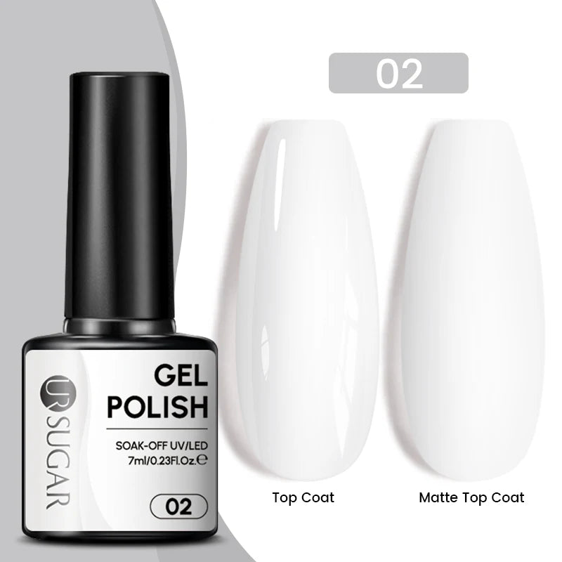 Glitter Gel Nail Polish – Semi-Permanent UV LED Gel with Sparkling Shimmer Finish