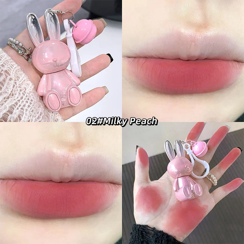 Gege Bear Pink Rabbit Velvet Matte Lip Cream