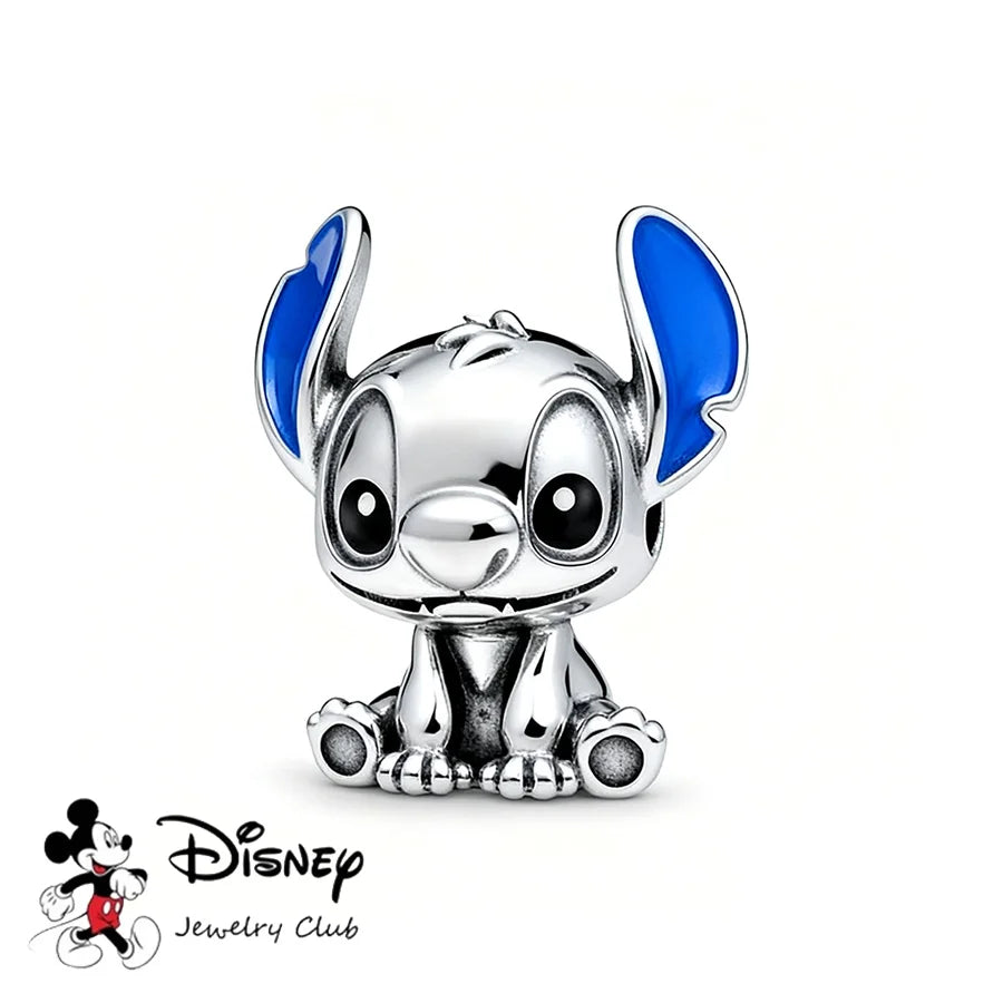Disney Charm Beads Bracelet – Mickey & Stitch Style