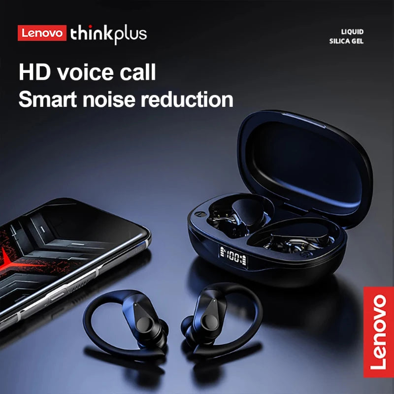 Lenovo LP75 Bluetooth 5.3 TWS Ear Hook Earbuds
