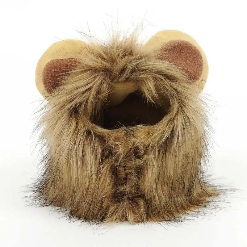 Cat Hat Costume – Cute Warm Cap with Adjustable Soft Headwear for Small Pets