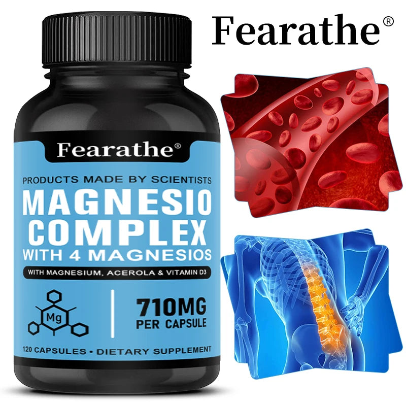 Magnesium 4-in-1 Complex - Sleep, Muscle Recovery & Stress Relief Support