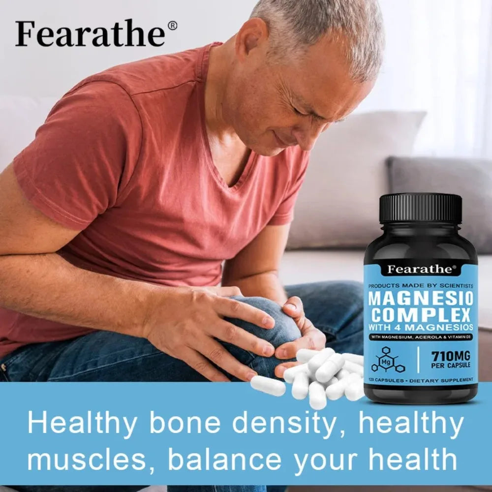 Magnesium 4-in-1 Complex - Sleep, Muscle Recovery & Stress Relief Support