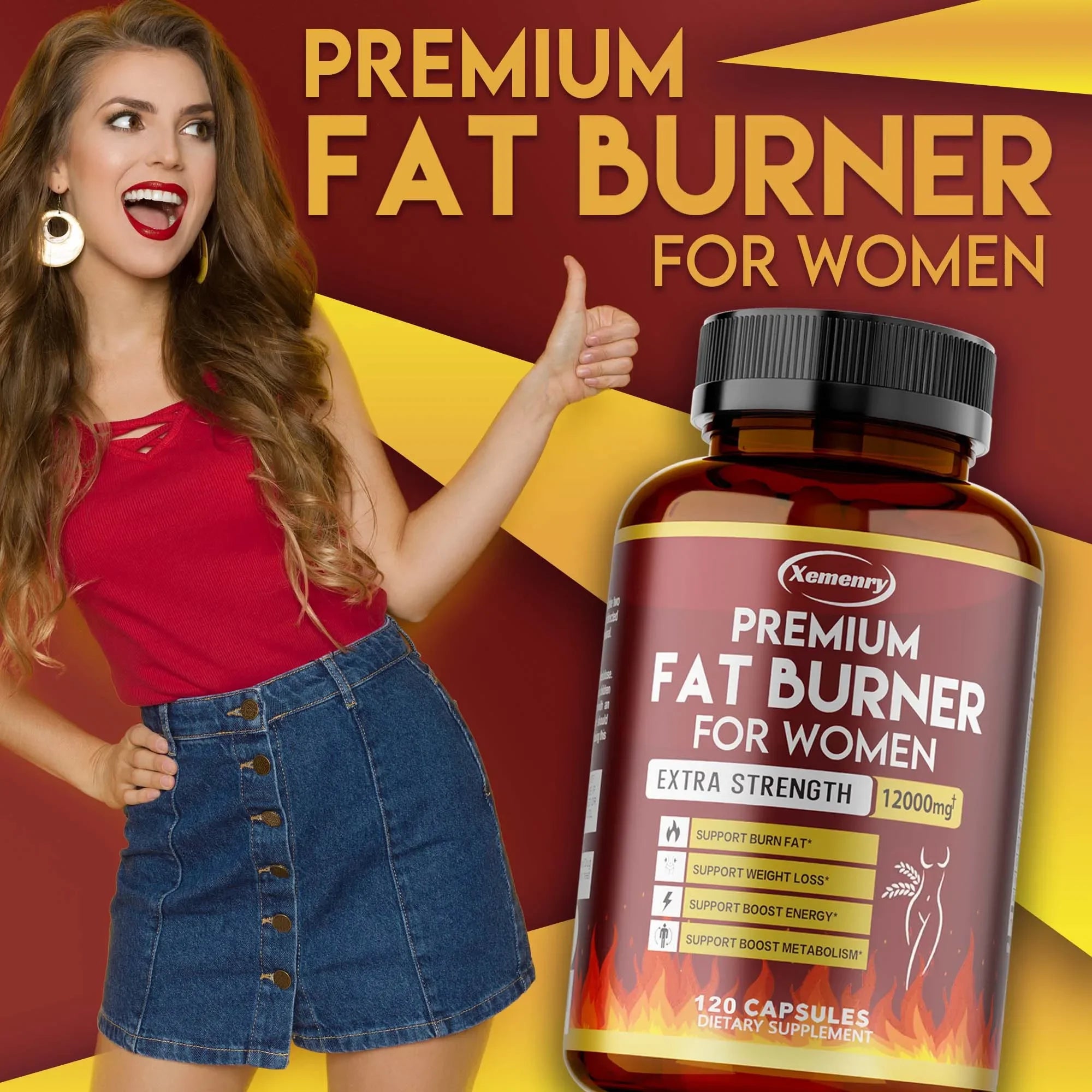 Green Tea Extract Capsules - Fat Burning, Detox, Slimming, Boosts Metabolism and Weight Management Supplement