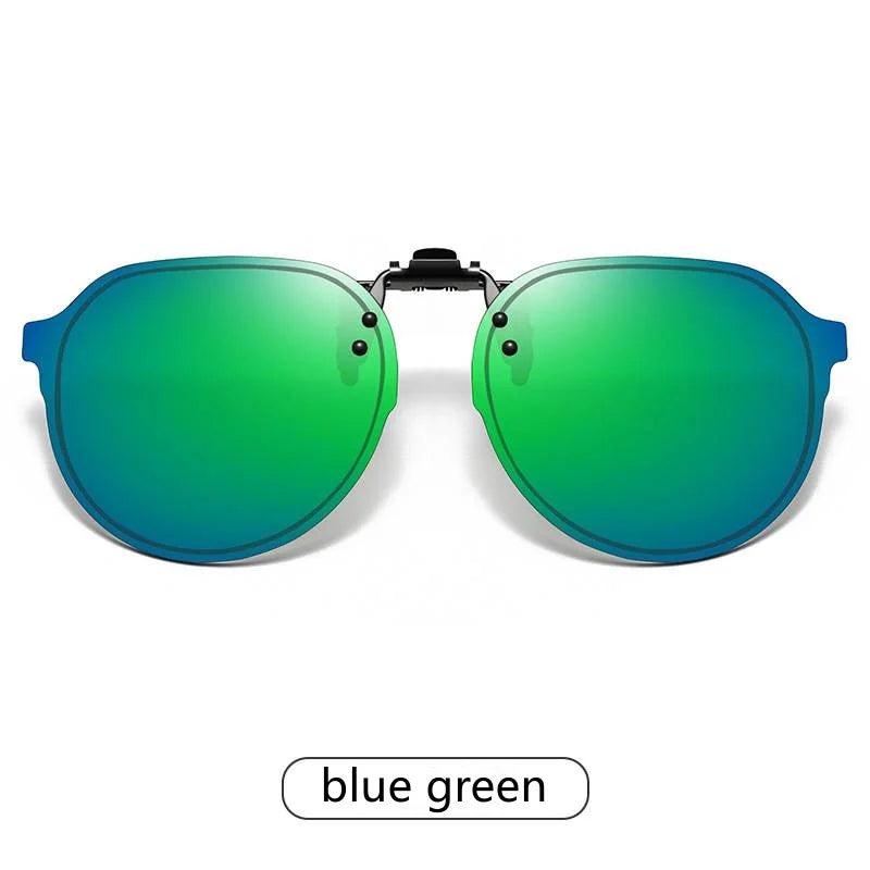 🌈 55% OFF! Color-Changing Polarized Clip-On Sunglasses - Flip-Up UV400 (Unisex)