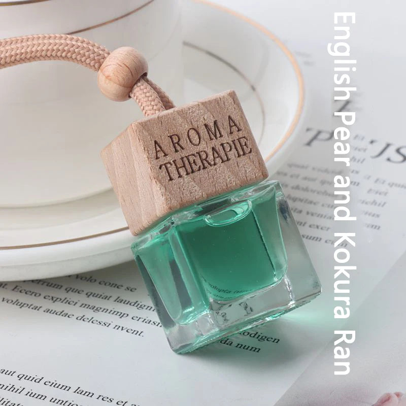 Car Mirror Pendant Air Freshener - Long-Lasting Fragrance Decoration to Eliminate Smoke Odor