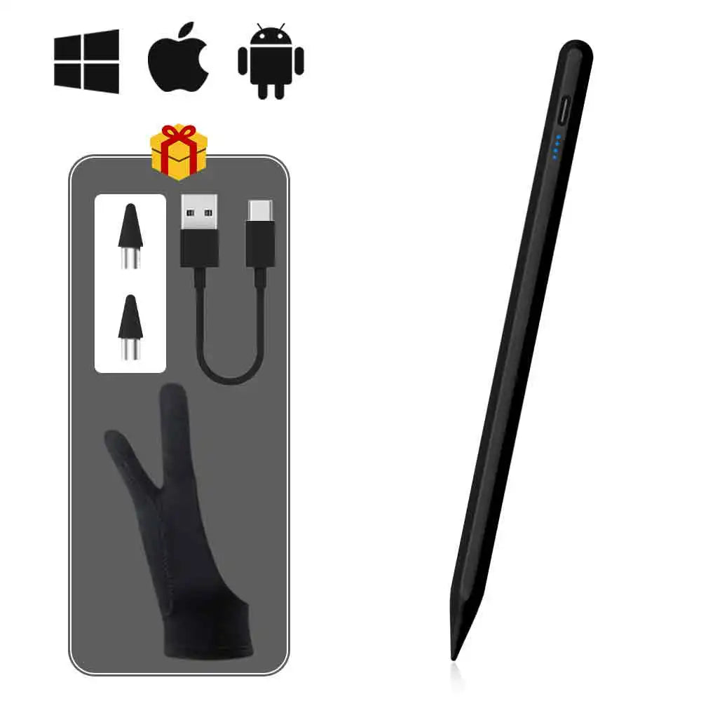 Universal Stylus Pen – Touch Pen for iPad, iPhone, Android Tablets & Smartphones + Pencil Case & Tips