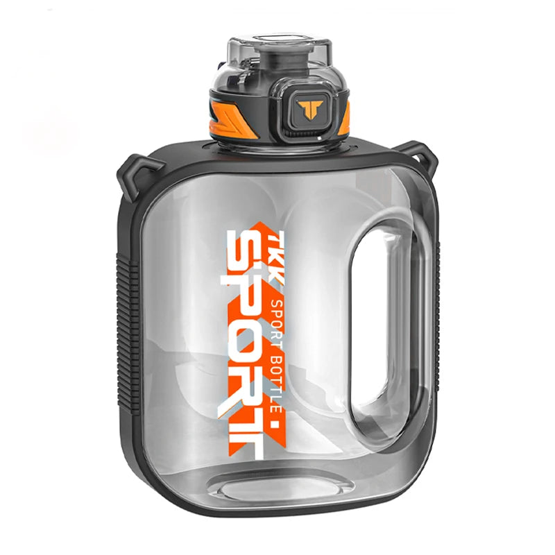 Premium TRITAN Water Bottle 2L - Large Gym Fitness Jug
