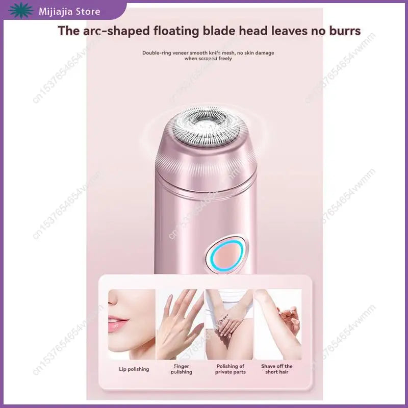 2-in-1 Waterproof Women's Bikini Trimmer & Body Shaver - Wet & Dry Use