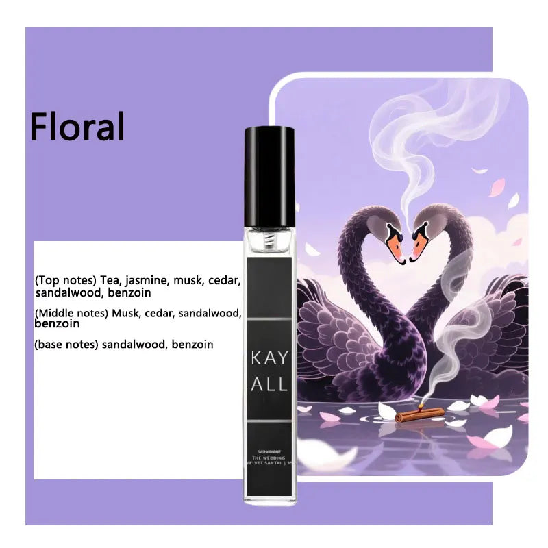 Elegant Sweet Fruity Floral Women's Perfume - Woody Base Romantic Eau de Parfum (10ml)