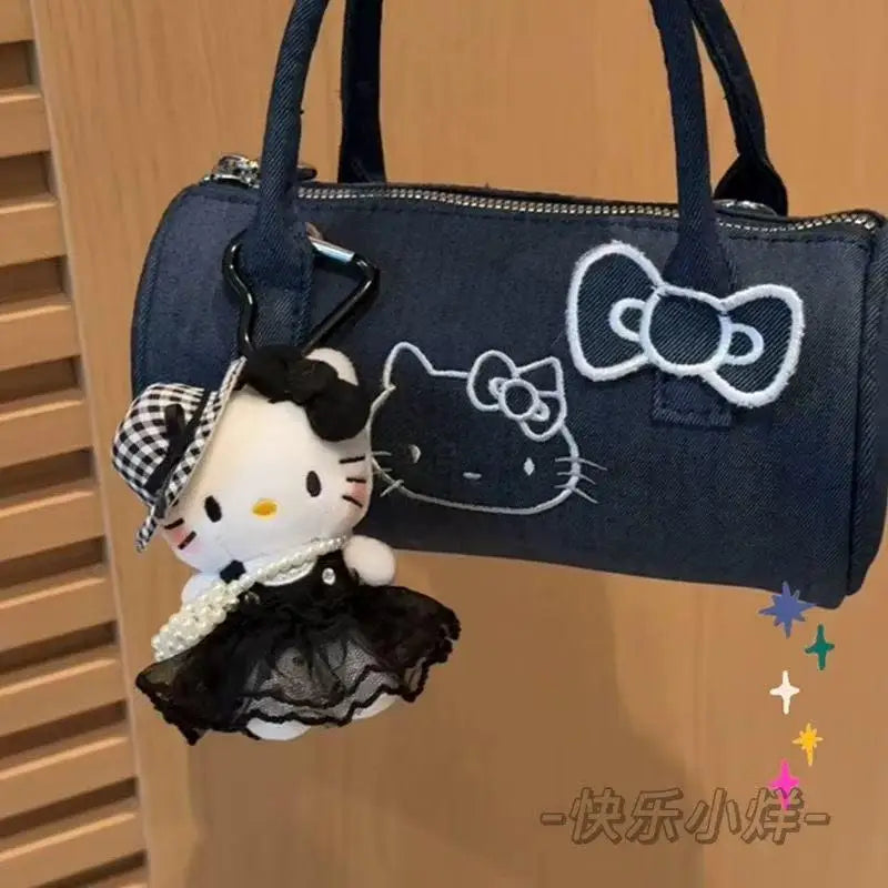 Hello Kitty Keychain - Sanrio Kawaii Pendant Doll with Sunglasses Backpack Charm