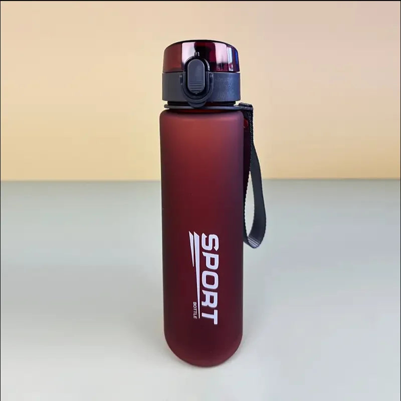 Leak-Proof Sports Water Bottle - BPA-Free 400ml/560ml Portable Bottle for Hiking & Travel