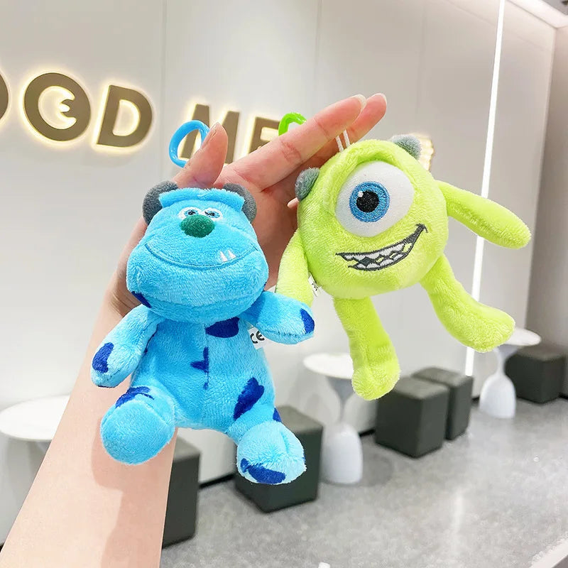 Kawaii Plush Keyring Car Keychain Automobile Keychain,Lovely Cartoon Keychain 3D Doll Plush Keychain,Stuffed Animals Bag Pendant