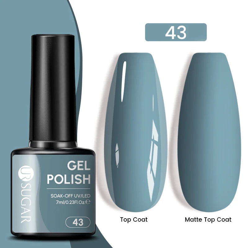 Glitter Gel Nail Polish – Semi-Permanent UV LED Gel with Sparkling Shimmer Finish