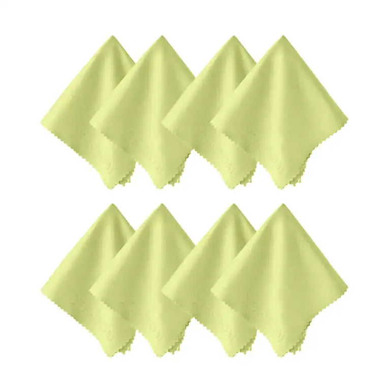 XizeHOM Conjunto de 8 Panos de Microfibra para Limpeza de Óculos – Lenços para Lentes e Telas de Celular