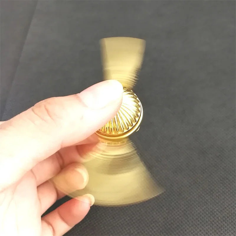 Premium Metal Fidget Spinner - Stress Relief Gyroscope for Focus & Anxiety Relief