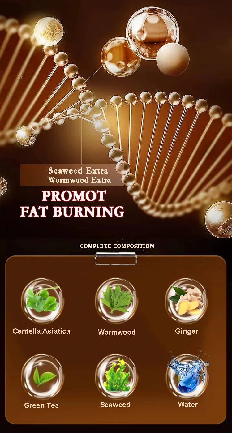 Natural Weight Loss Oil - Belly Fat Burning Cream with Green Tea & Grape Extract