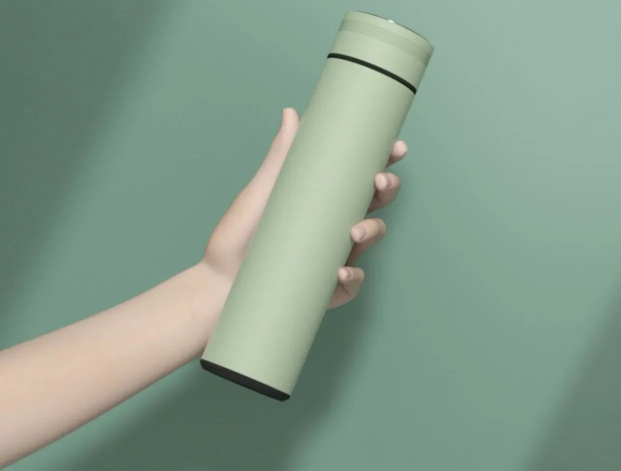 500ml Stainless Steel Thermos with Temperature Display - Insulated Bottle