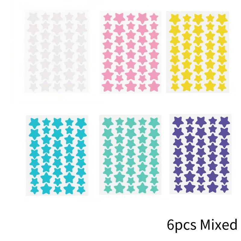 200-Piece Colorful Acne Patches - Waterproof Hydrocolloid Pimple Stickers